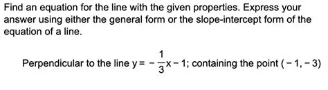 Pay attention to the form of the equation