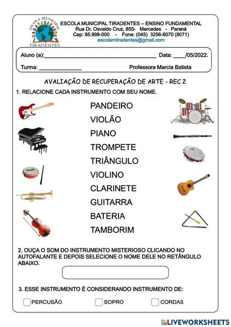 Perguntas e Respostas sobre Instrumentos Musicais