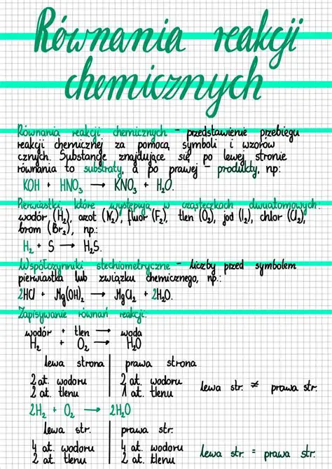 Planowanie reakcji chemicznych
