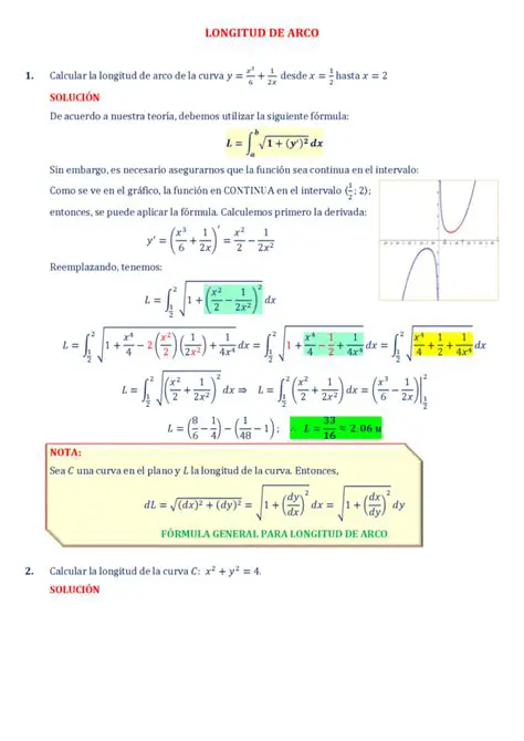 Preguntas y respuestas sobre la longitud de un acuerdo y la longitud del arco que la forma