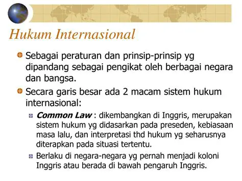 Prinsip Hukum Internasional