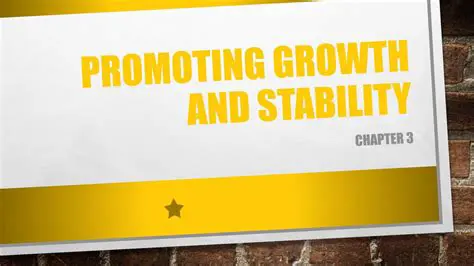 Promote economic growth and stability