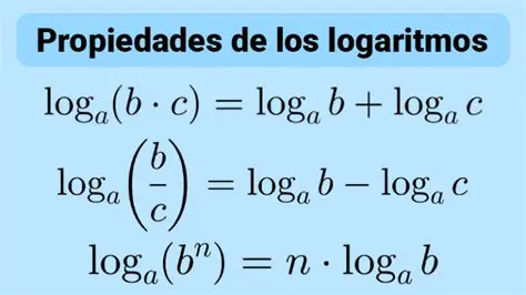Propiedades de los Logaritmos