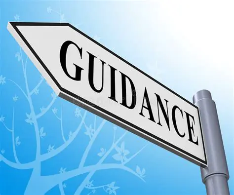 Providing instruction and guidance