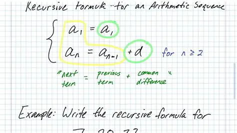 Recursive Formula for Arithmetic Sequences