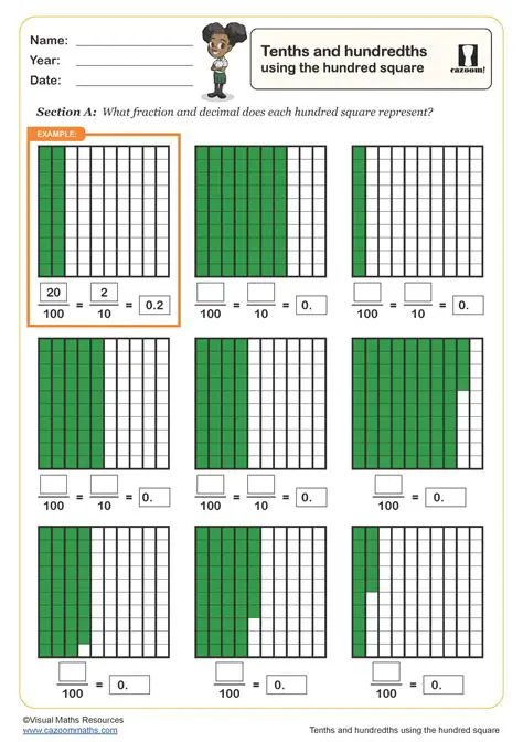 Rewriting Numbers in Terms of Hundredths