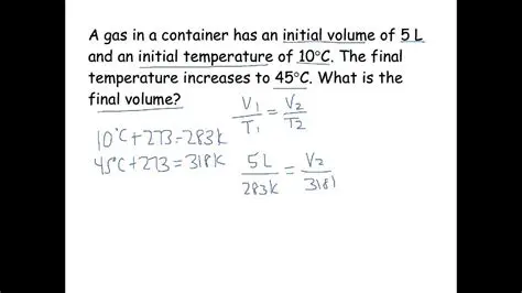 Solving for the Final Volume