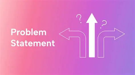 Start with a problem or challenge