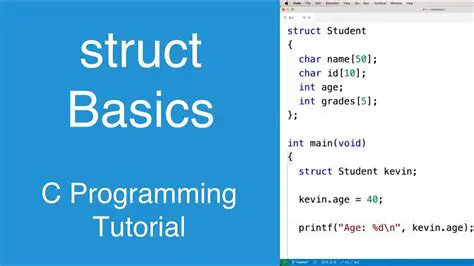 The Benefits of a Named Struct