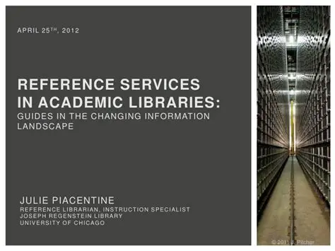 The Importance of Reference Services in Academic Institutions
