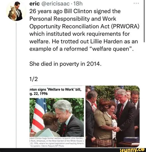 The Rationale Behind PRWORA