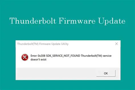 Thunderbolt Firmware Update