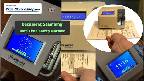 Time and Date Stamp Management