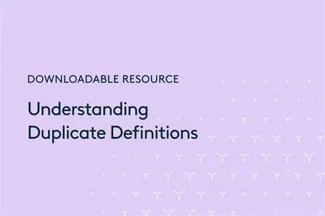 Understanding Duplicate CURIEs