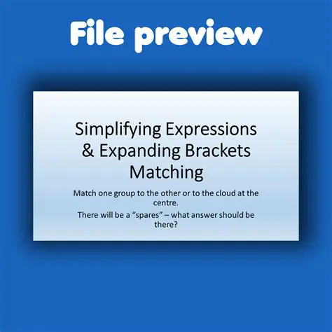 Understanding Simplifying Expressions