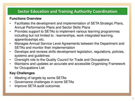 Understanding the Importance of Sector Education and Training Authorities