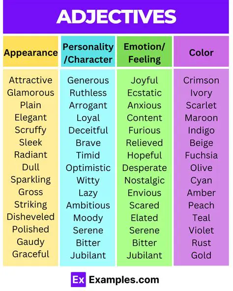 Understanding the Role of Adjectives