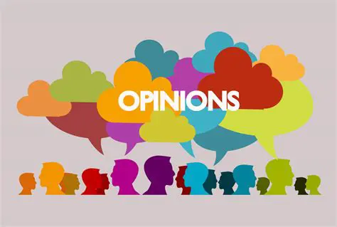 Use caution when sharing opinions