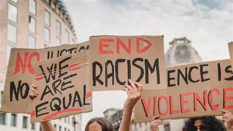 We see him struggling with racial issues and discrimination in the southern United States